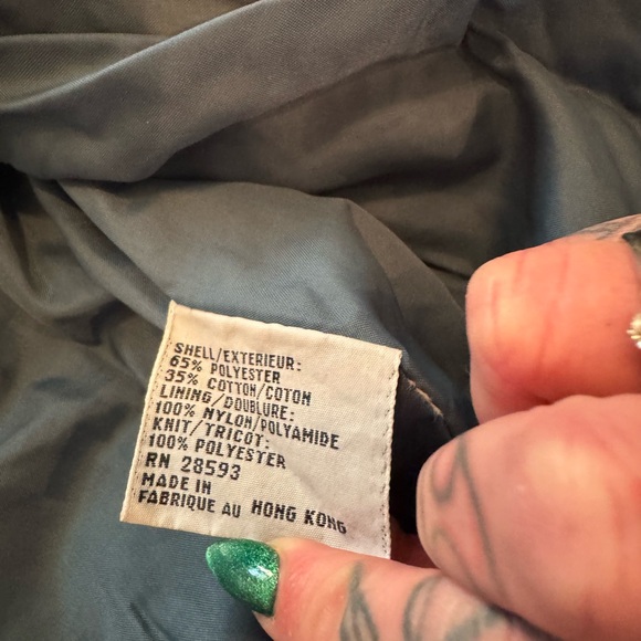 Members Only Vintage 80’s Teal Nylon Size Medium Windbreaker Jacket - Picture 4 of 10